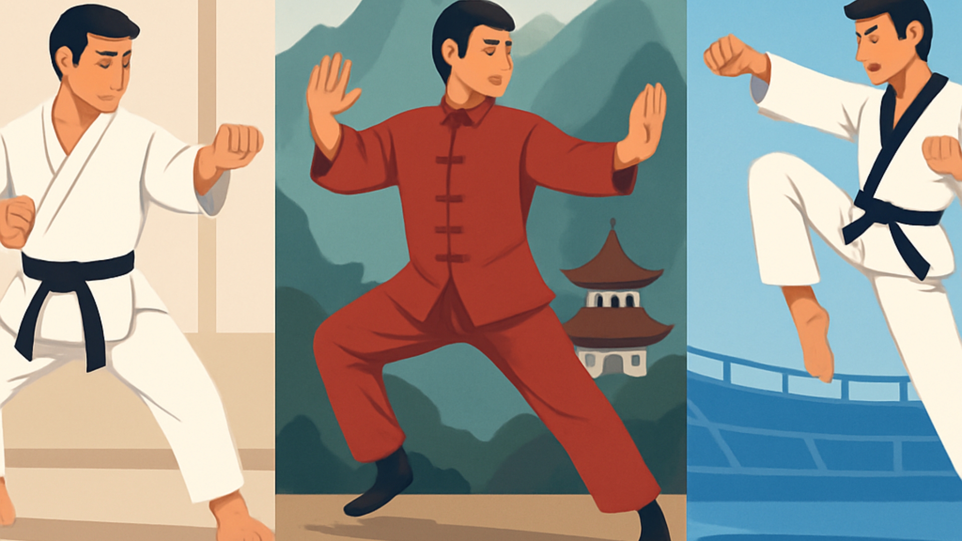 Karate vs. Kung Fu vs. Taekwondo: Which Is for You?